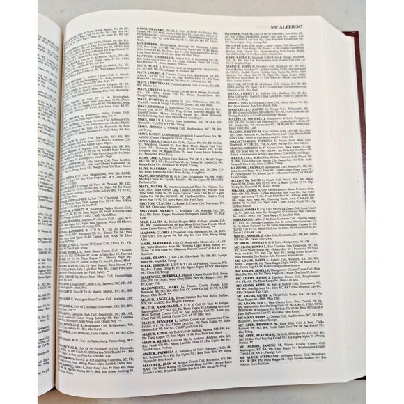 The Dean’s List 1994-1995 18th Edition Vol I Educational Communications Inc - Picture 10 of 10